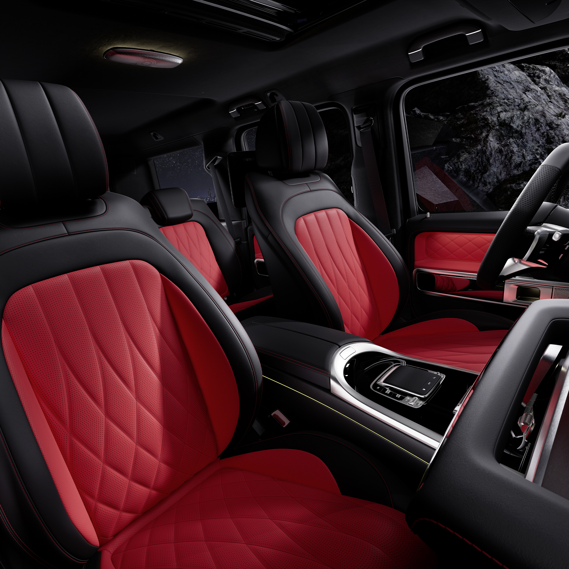 Interni | Brand Area Casse G | Mercedes-Benz Gli interni Manufaktur di Classe G.