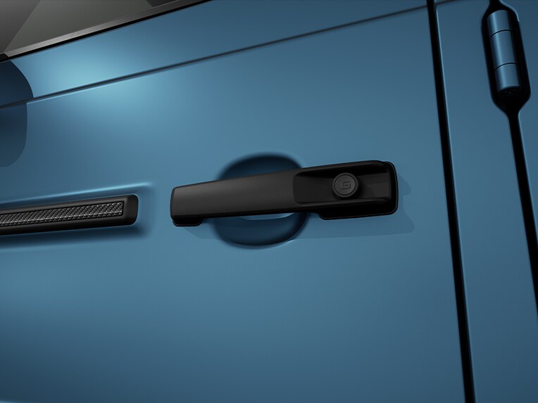 Il pacchetto logo MANUFAKTUR in nero nella Mercedes-Benz Classe G.