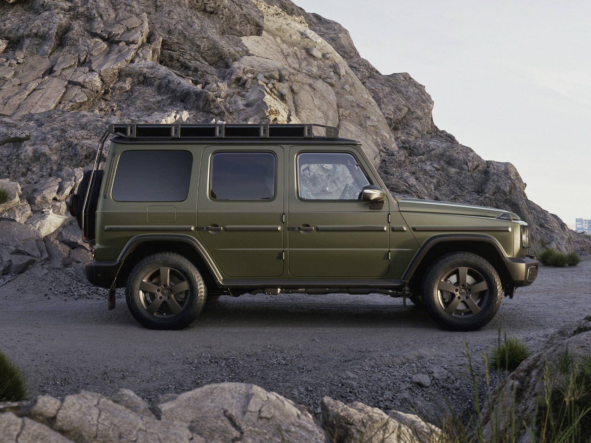 Gli esterni della Mercedes-Benz Classe G.