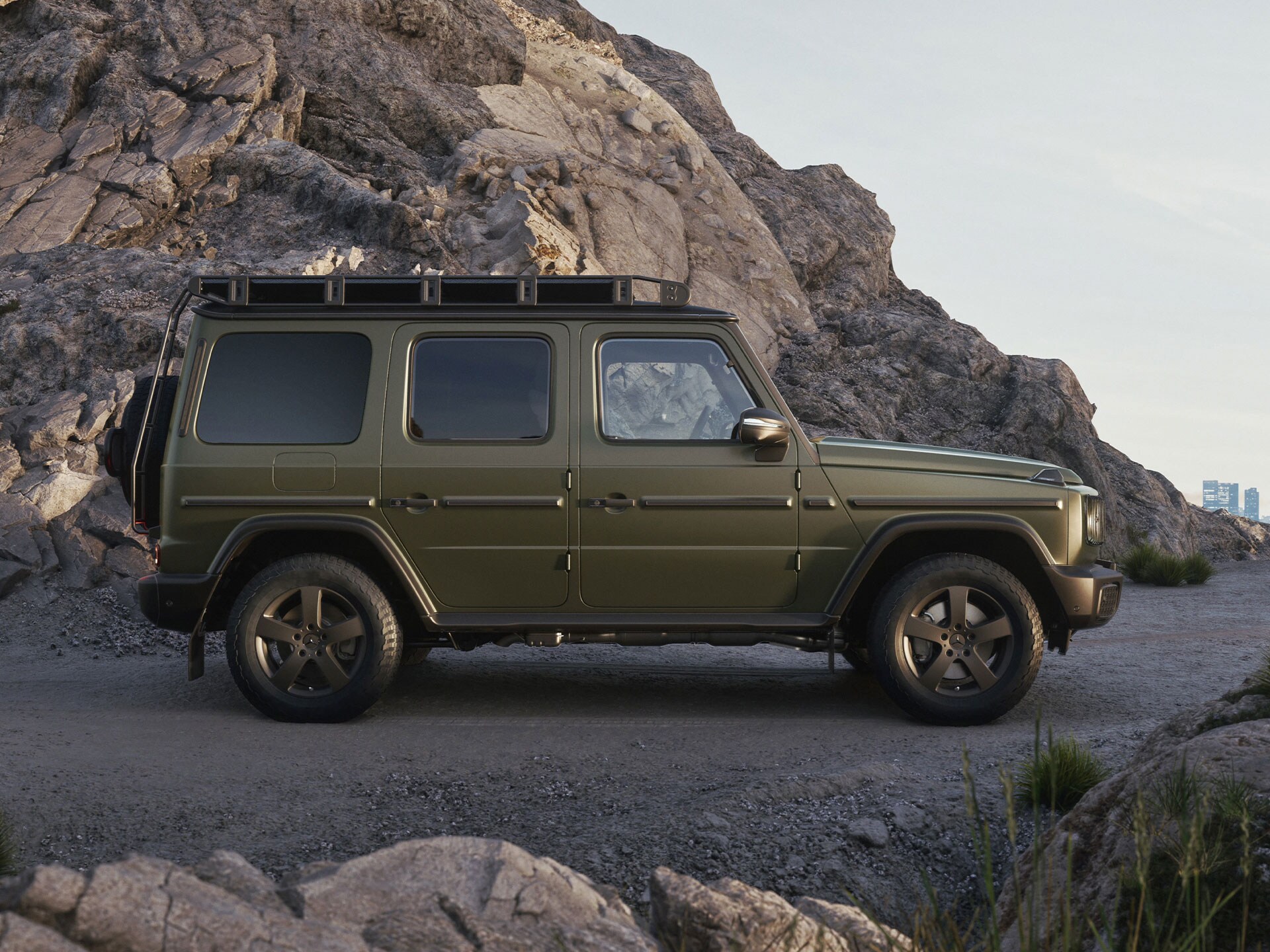 Gli esterni della Mercedes-Benz Classe G.