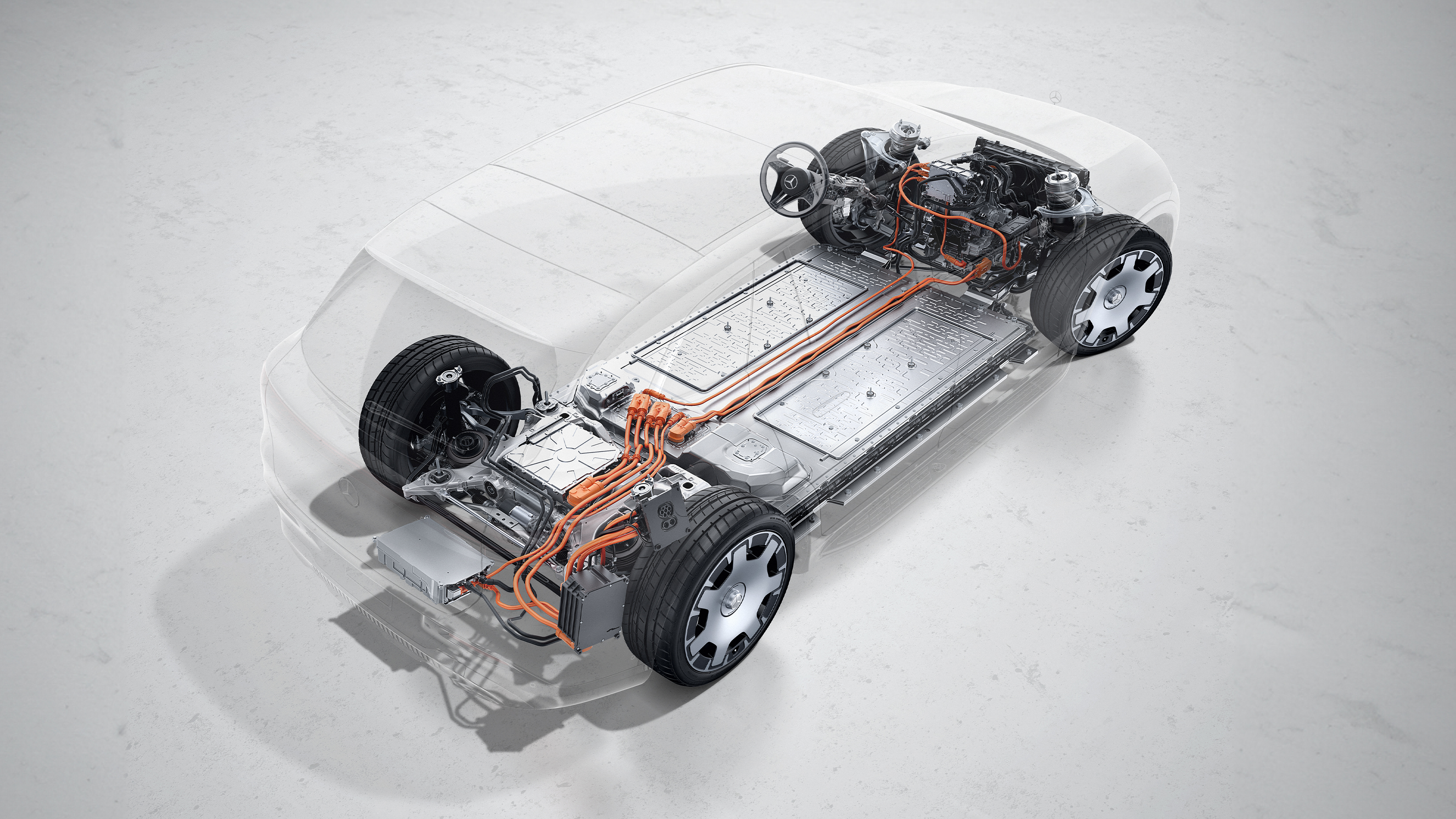 Mercedes-Maybach EQS SUV con verniciatura bicolore Maybach vista dal frontale.