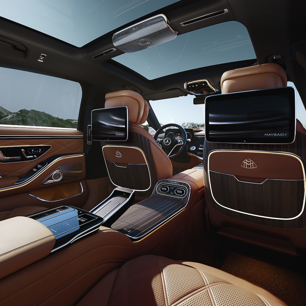 Gli interni Exclusive della nuova Mercedes-Maybach Classe S.