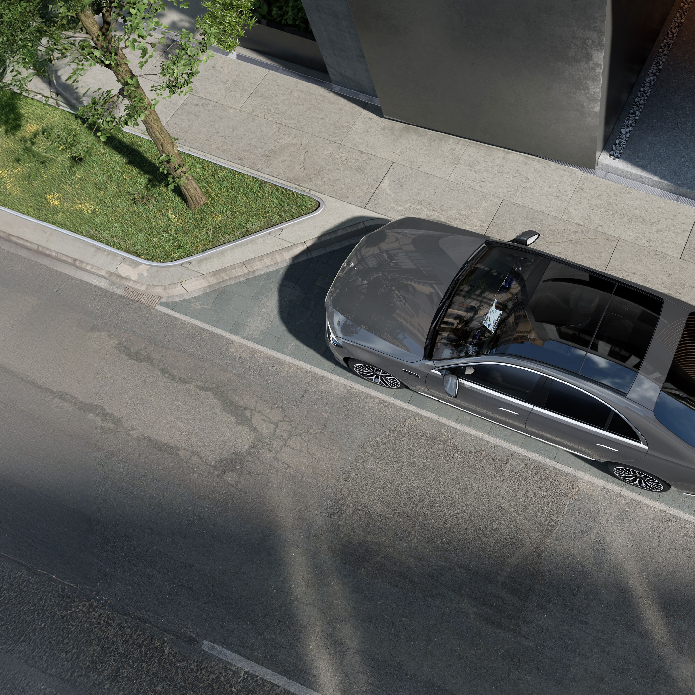 Gli esterni della nuova Mercedes-Benz Classe S Berlina.