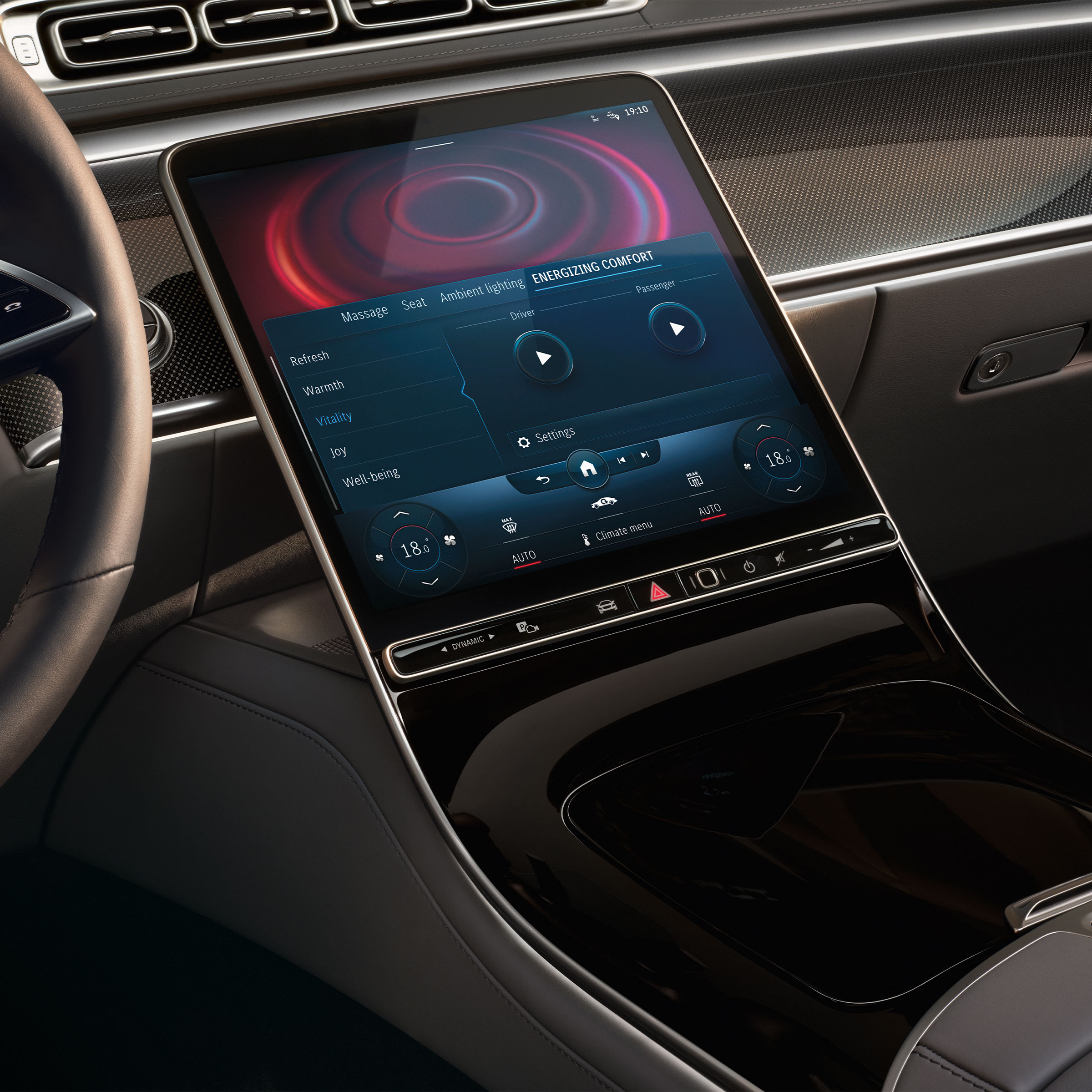 Il frontale ENERGIZING Package della Mercedes-Benz Classe S.