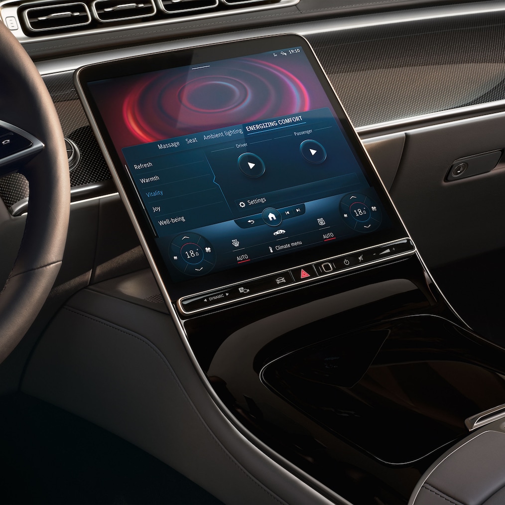 Il frontale ENERGIZING Package della Mercedes-Benz Classe S.