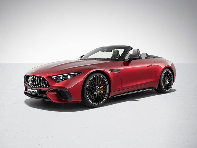 Gli esterni della Mercedes-AMG SL Roadster con pacchetto carbonio AMG per esterni.