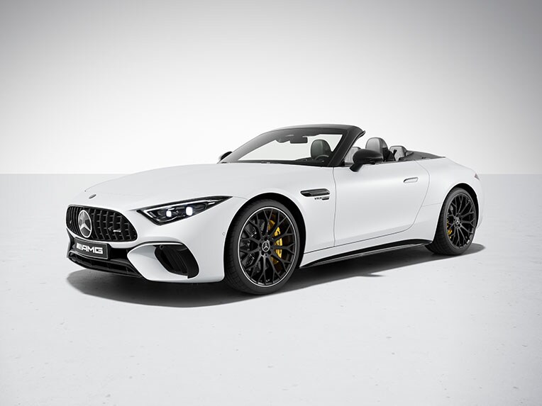 Gli esterni della Mercedes-AMG SL Roadster con pacchetto Night AMG II.