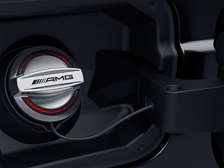 Il tappo del serbatoio specifico AMG della SL Roadster Mercedes-AMG