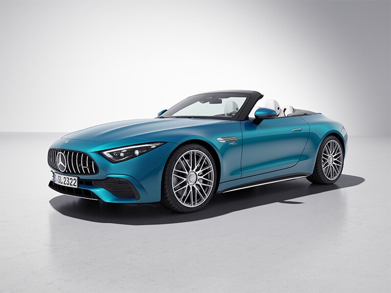 Gli esterni della Mercedes-AMG SL Roadster con pacchetto Styling V8 per gli esterni.