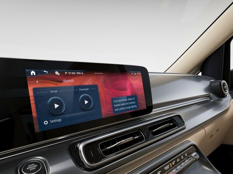 ENERGIZING Comfort nella Mercedes-Benz Classe V.