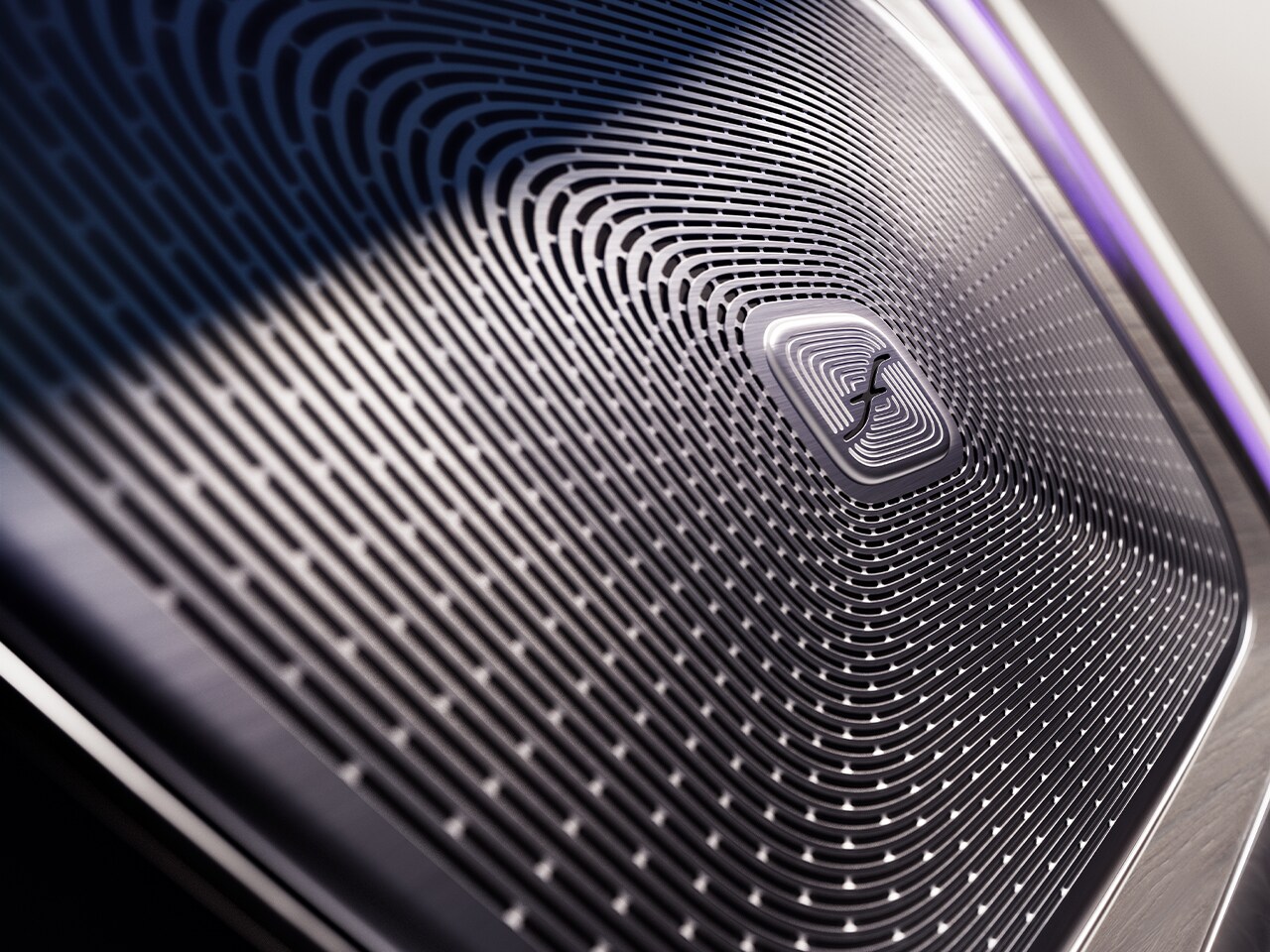 Il Surround Sound System Burmester® 3D con 22 altoparlanti, 750 watt di potenza e Dolby Atmos®.