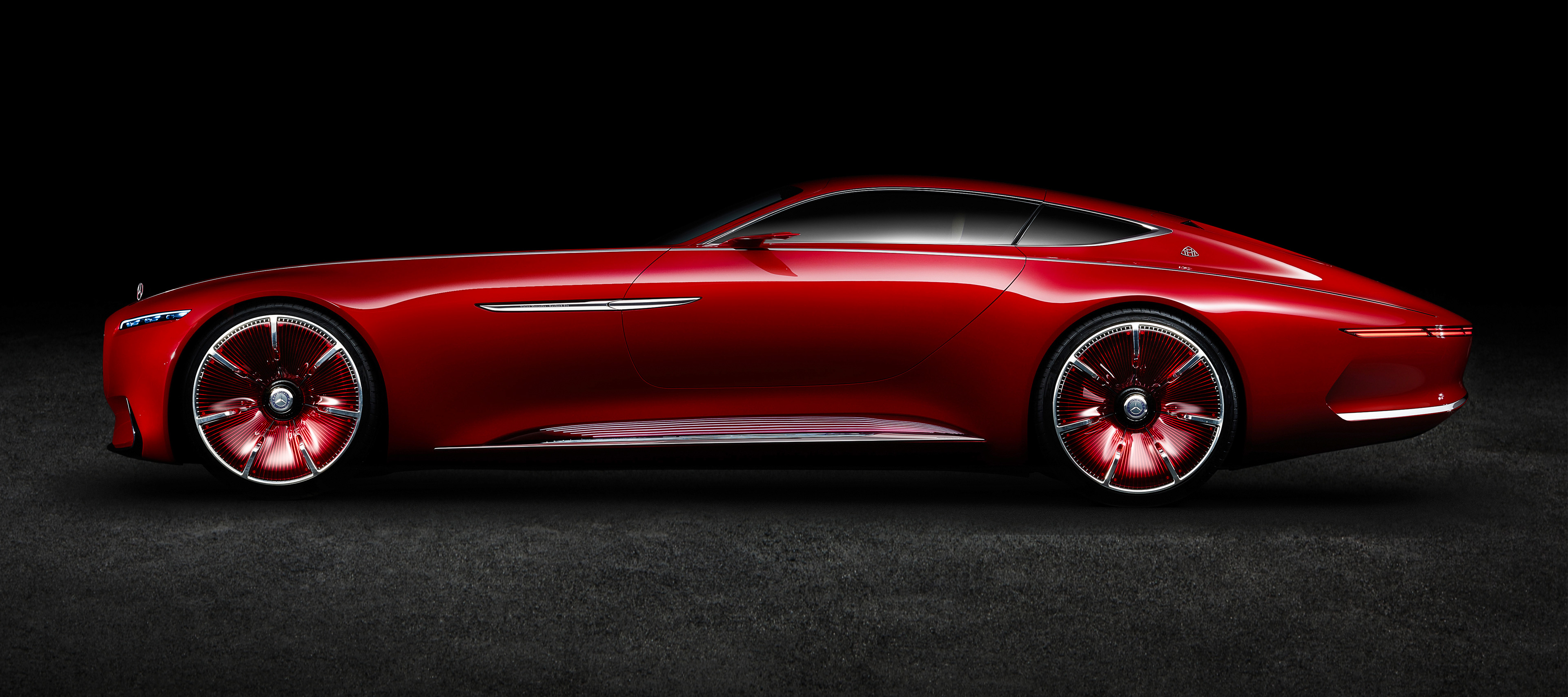 Visione | Mercedes-Maybach 6 | Mercedes-Benz Vista laterale della visione Mercedes-Maybach 6