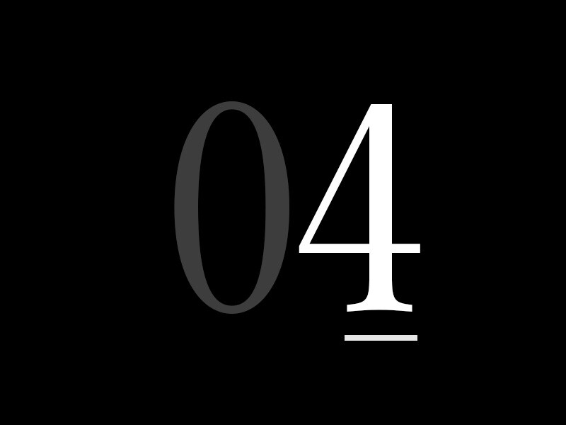 Un grande "04".