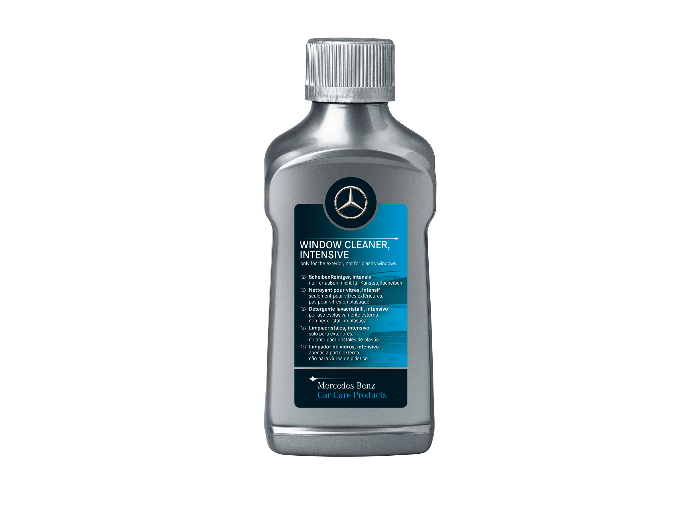 Il detergente lavacristalli intensivo Mercedes-Benz.