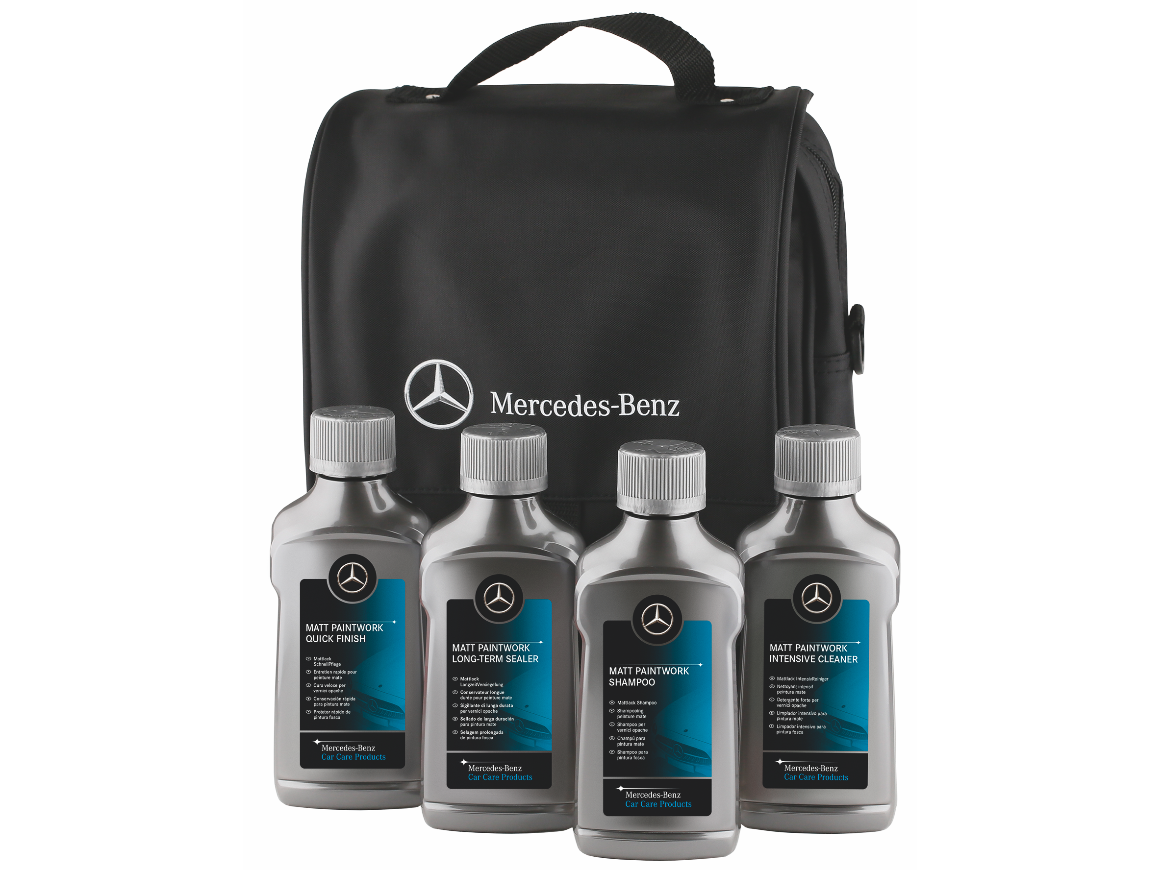 Il Kit per la pulizia della verniciatura opaca di Mercedes-Benz.