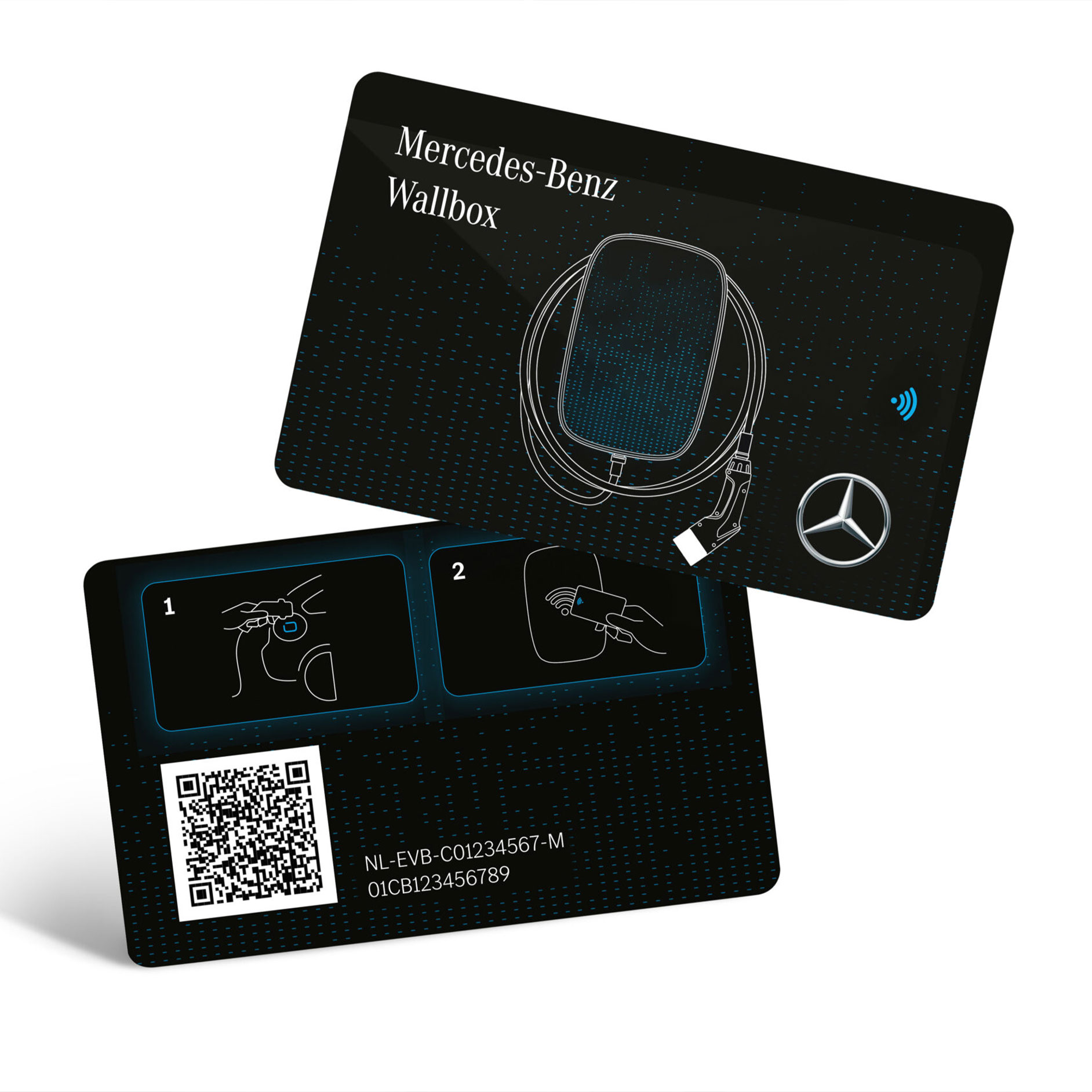 RFID | Ricarica | Mercedes-Benz La scheda RFID Mercedes-Benz con la relativa confezione.