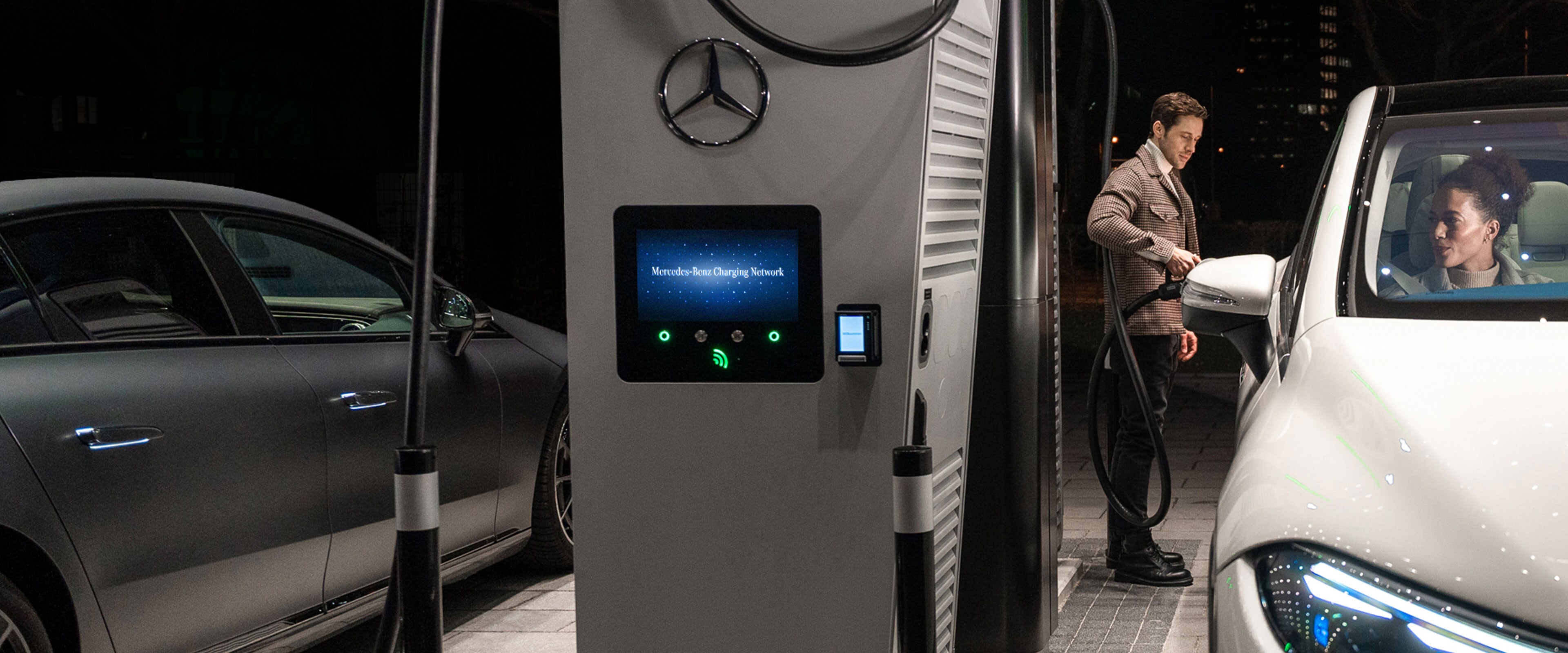 Ricarica in viaggio con MB.CHARGE Public (precedentemente noto come Mercedes me Charge).