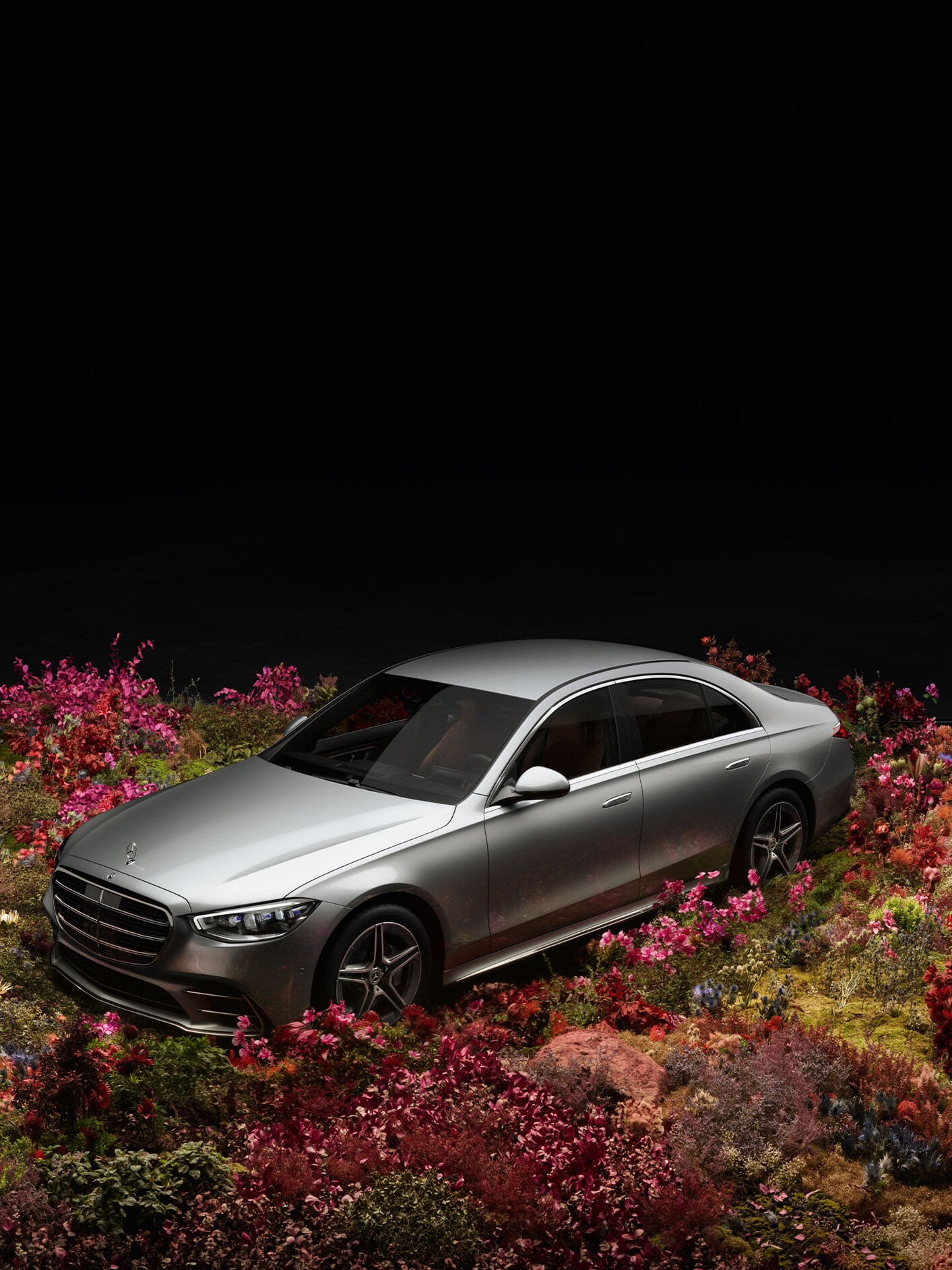 Un'immagine che illustra la tecnologia alla base dei sistemi di trazione Mercedes-Benz.