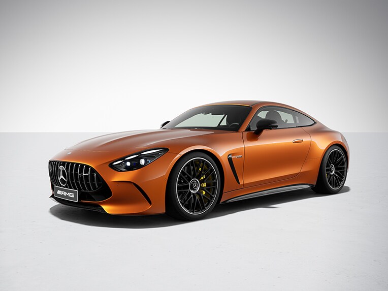 Una illustrazione della Mercedes-AMG GT Coupé.