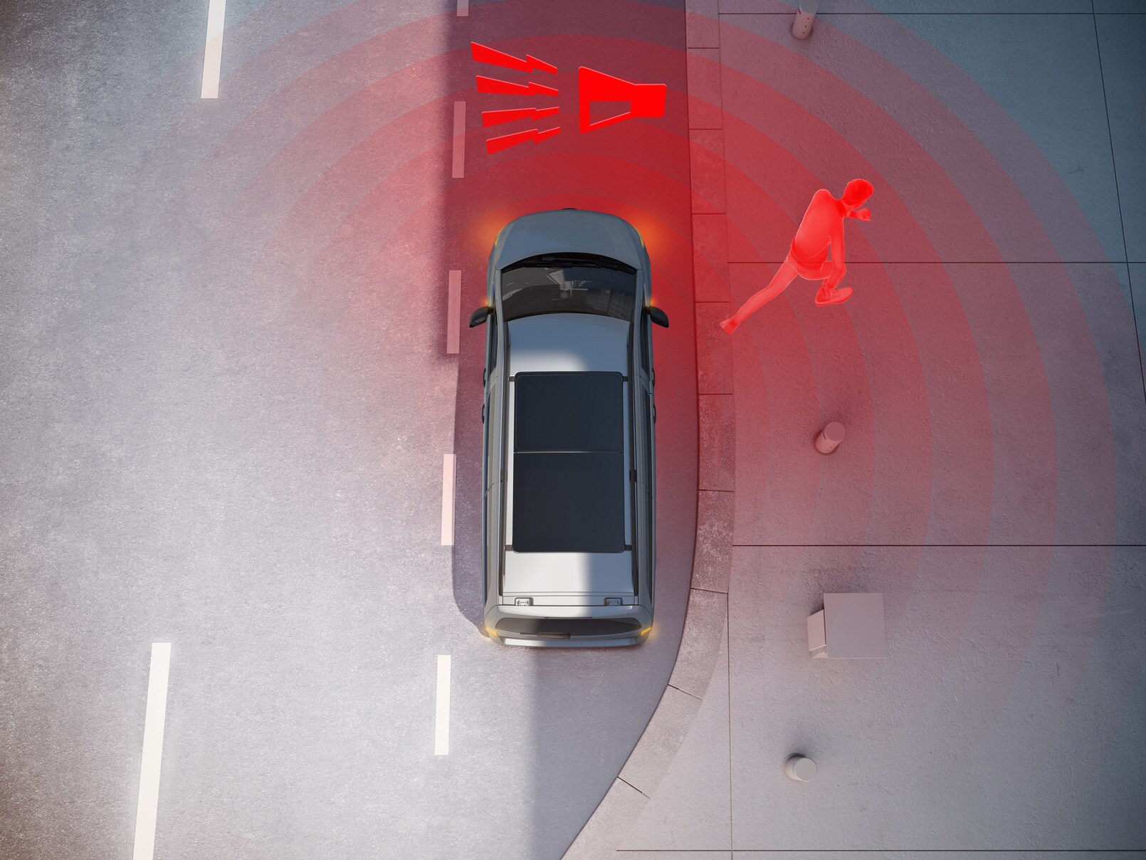 Uno degli ADAS presente sui van Mercedes-Benz