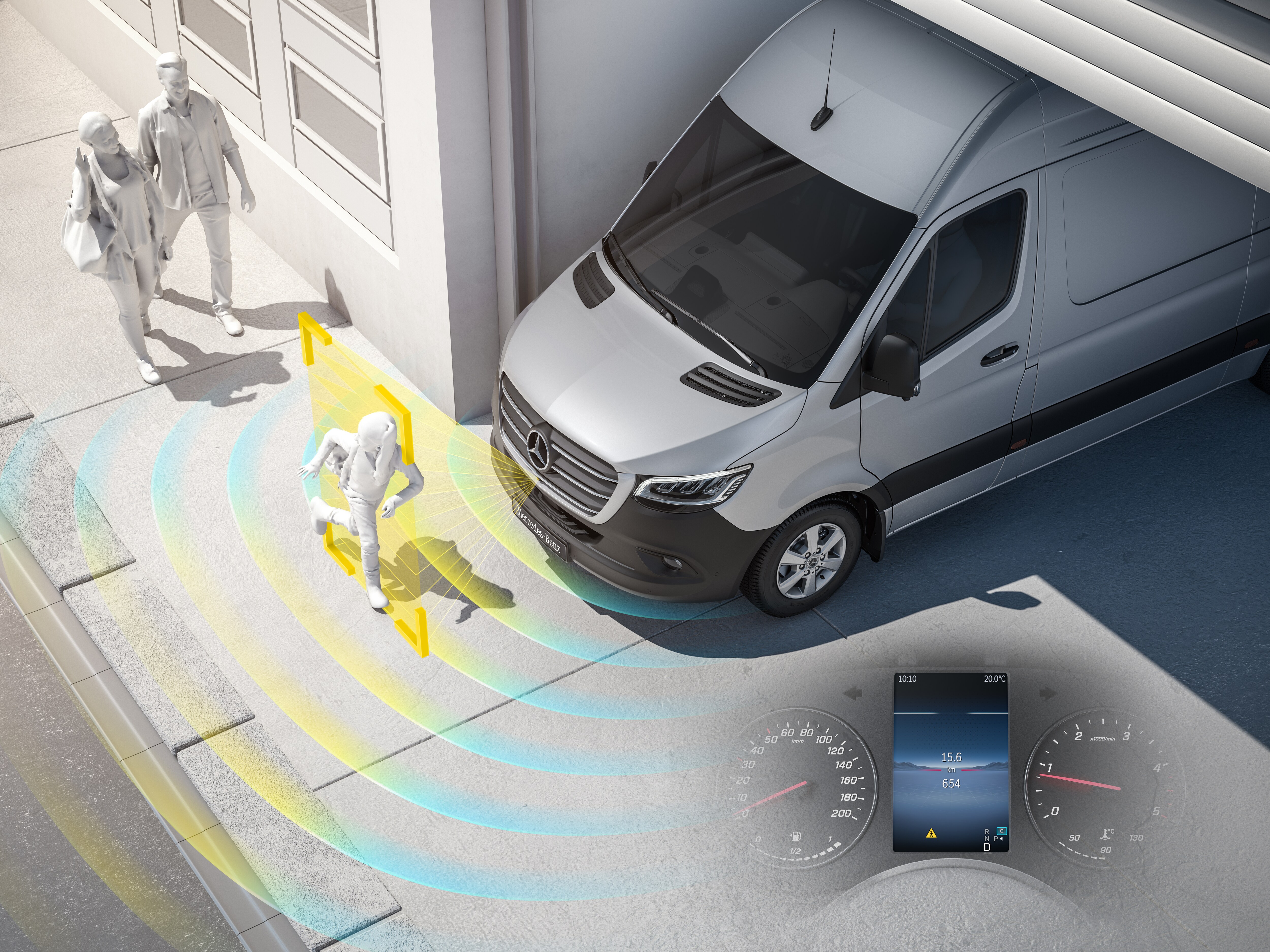 I sensori ADAS Mercedes-Benz