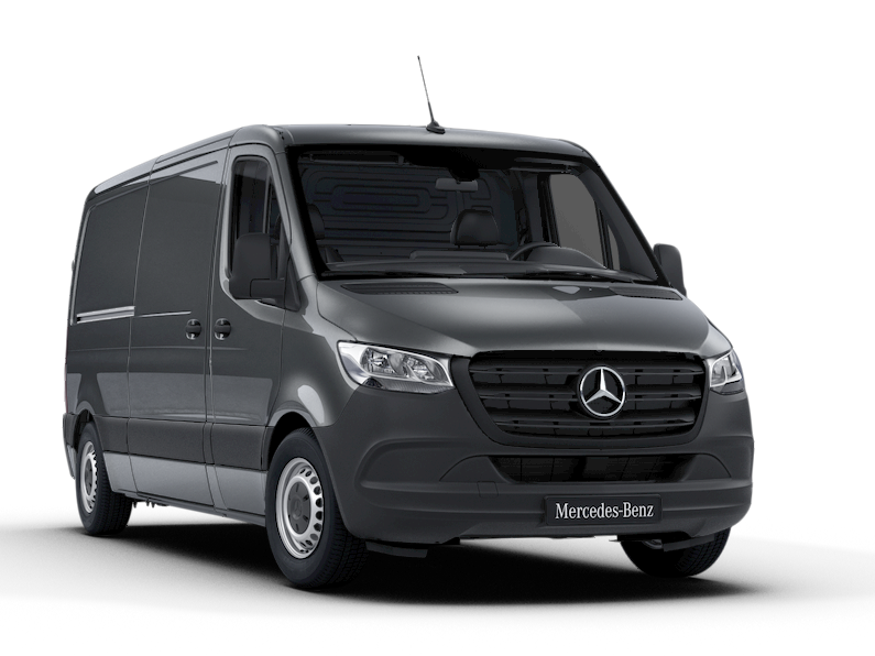 Veicolo commerciale Mercedes-Benz Sprinter in grigio scuro