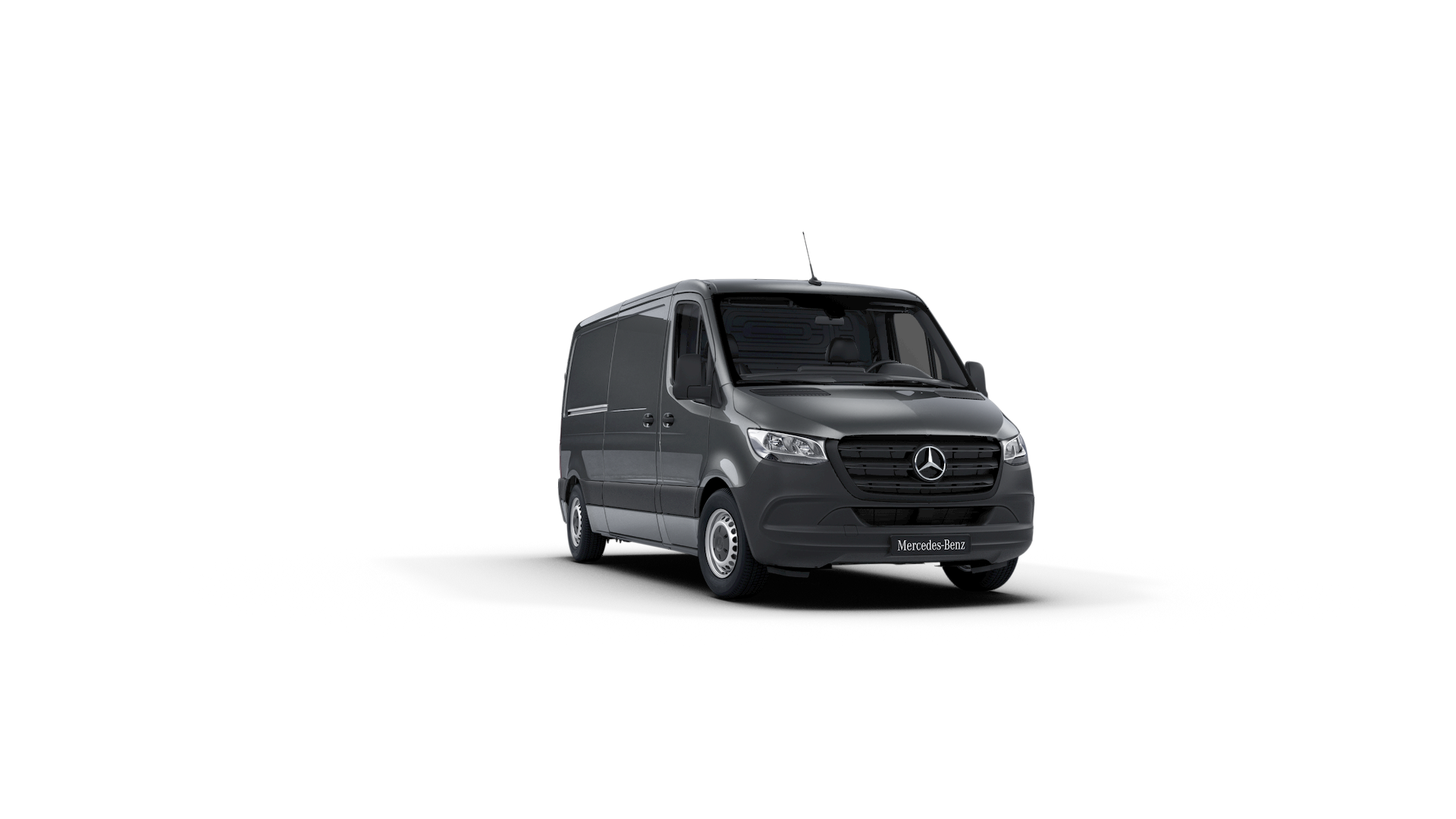 Scopri i veicoli commerciali Mercedes-Benz Sprinter Veicolo commerciale Mercedes-Benz Sprinter in grigio scuro