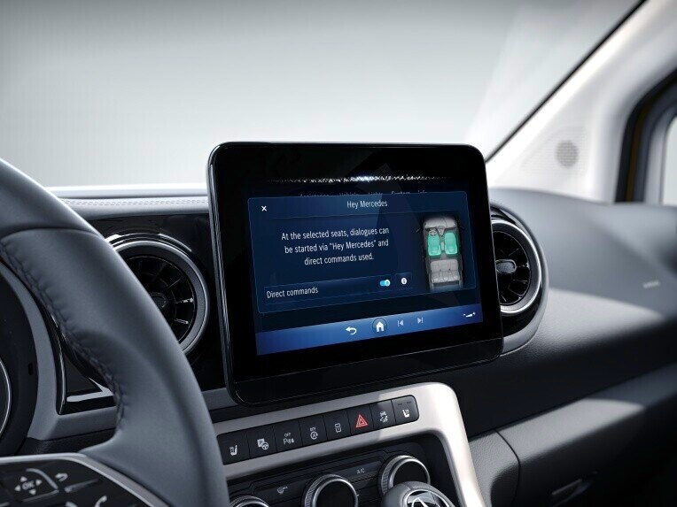 Le funzioni ampliate MBUX a bordo di Mercedes-Benz Citan Furgone.