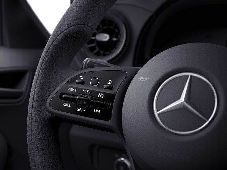 I pannelli touch control per il TEMPOMAT a bordo di Mercedes-Benz Citan Tourer.