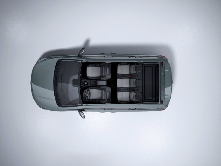Carico utile più elevato a bordo di Mercedes-Benz Citan Tourer.