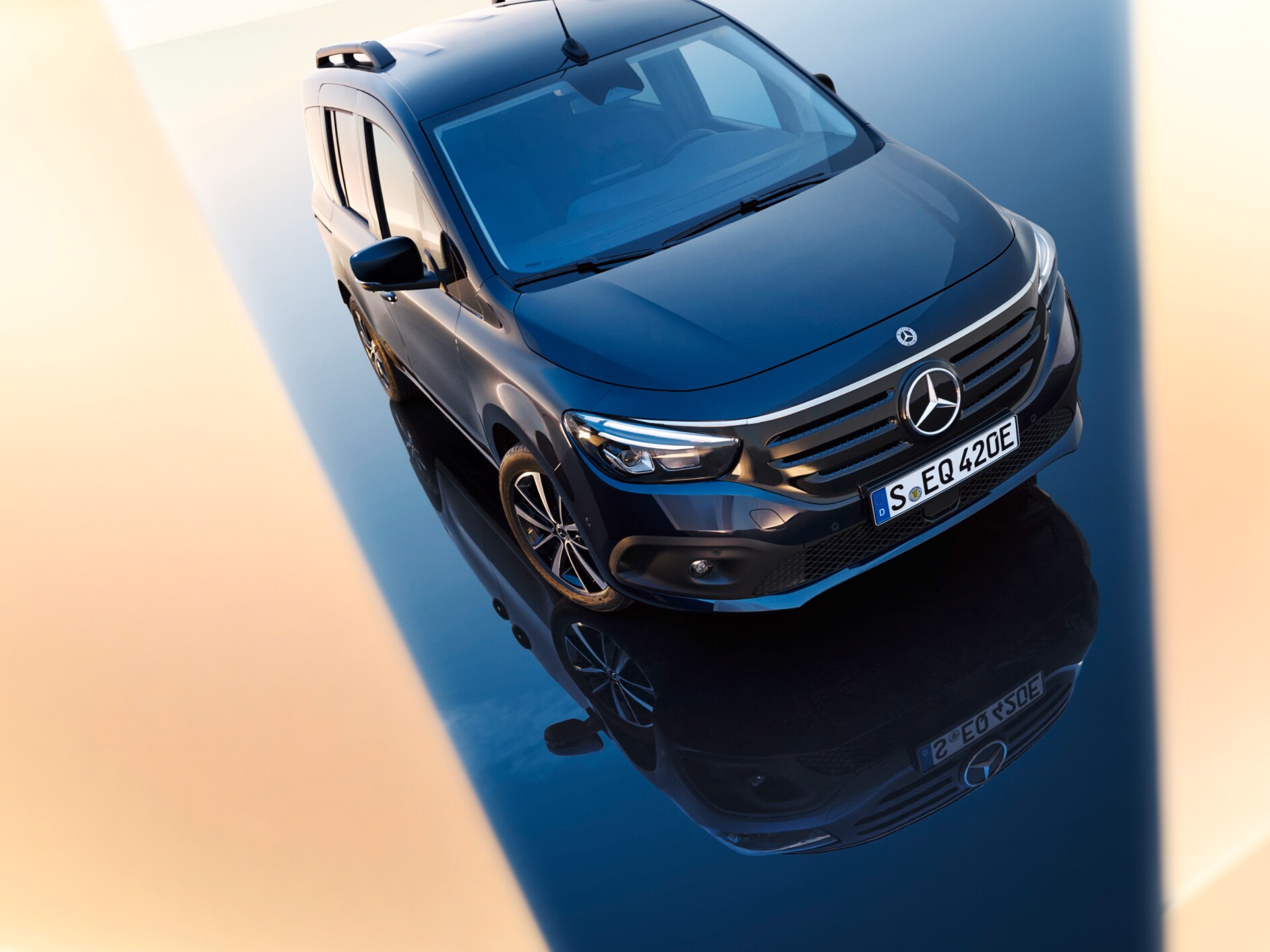 Gli esterni di Mercedes-Benz EQT.