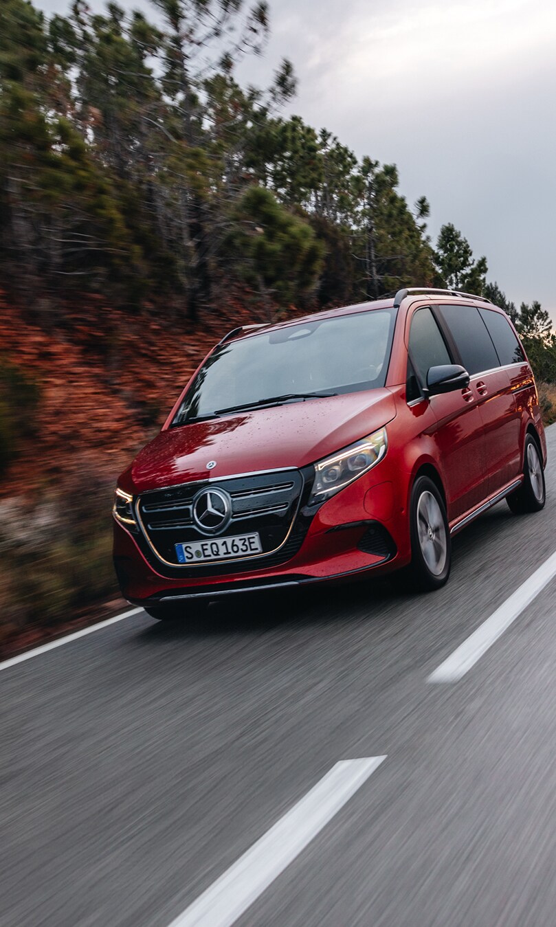 Gli esterni di Mercedes-Benz EQV.