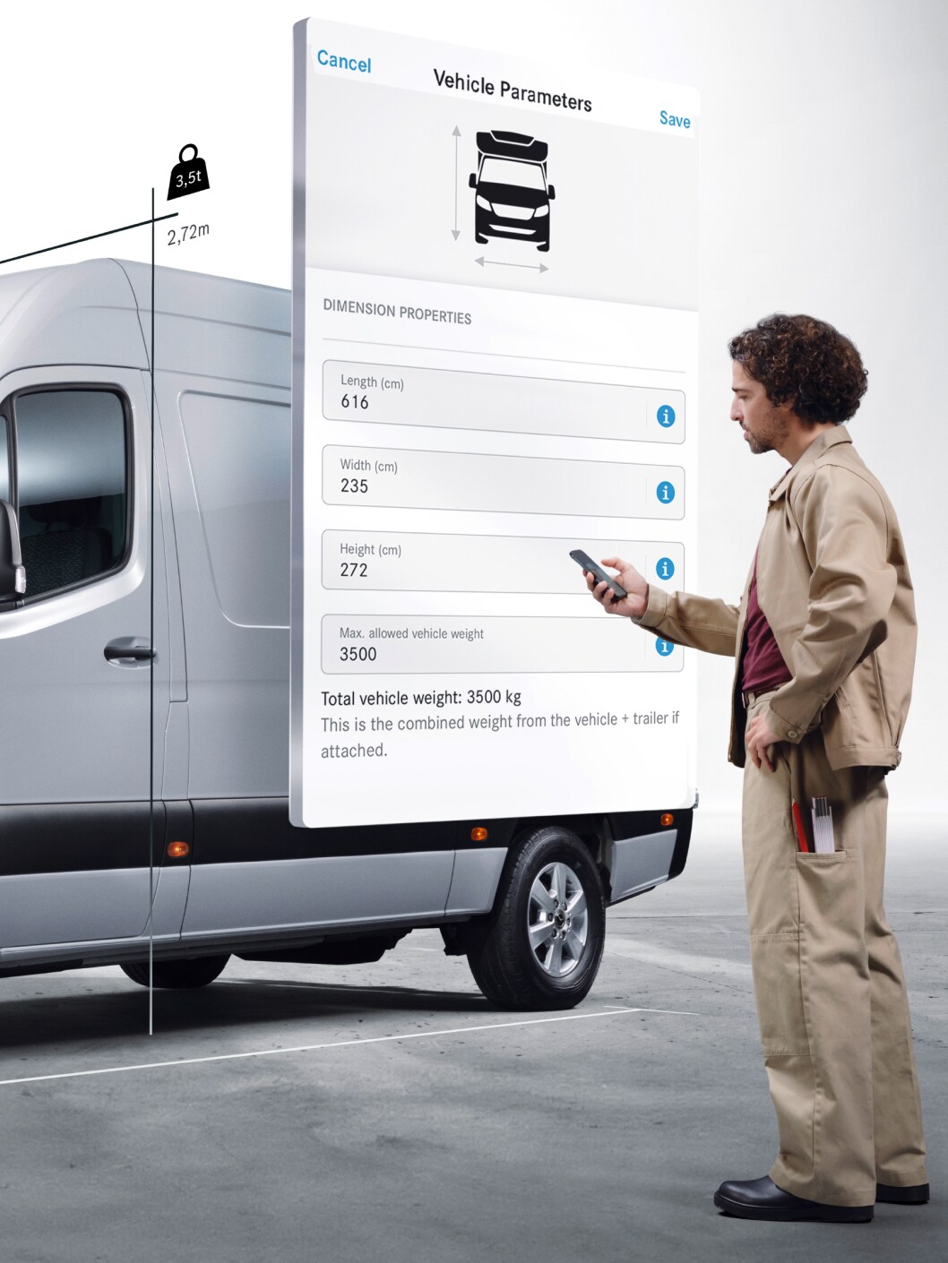 I Digital Extras per Mercedes-Benz eSprinter Autotelaio.