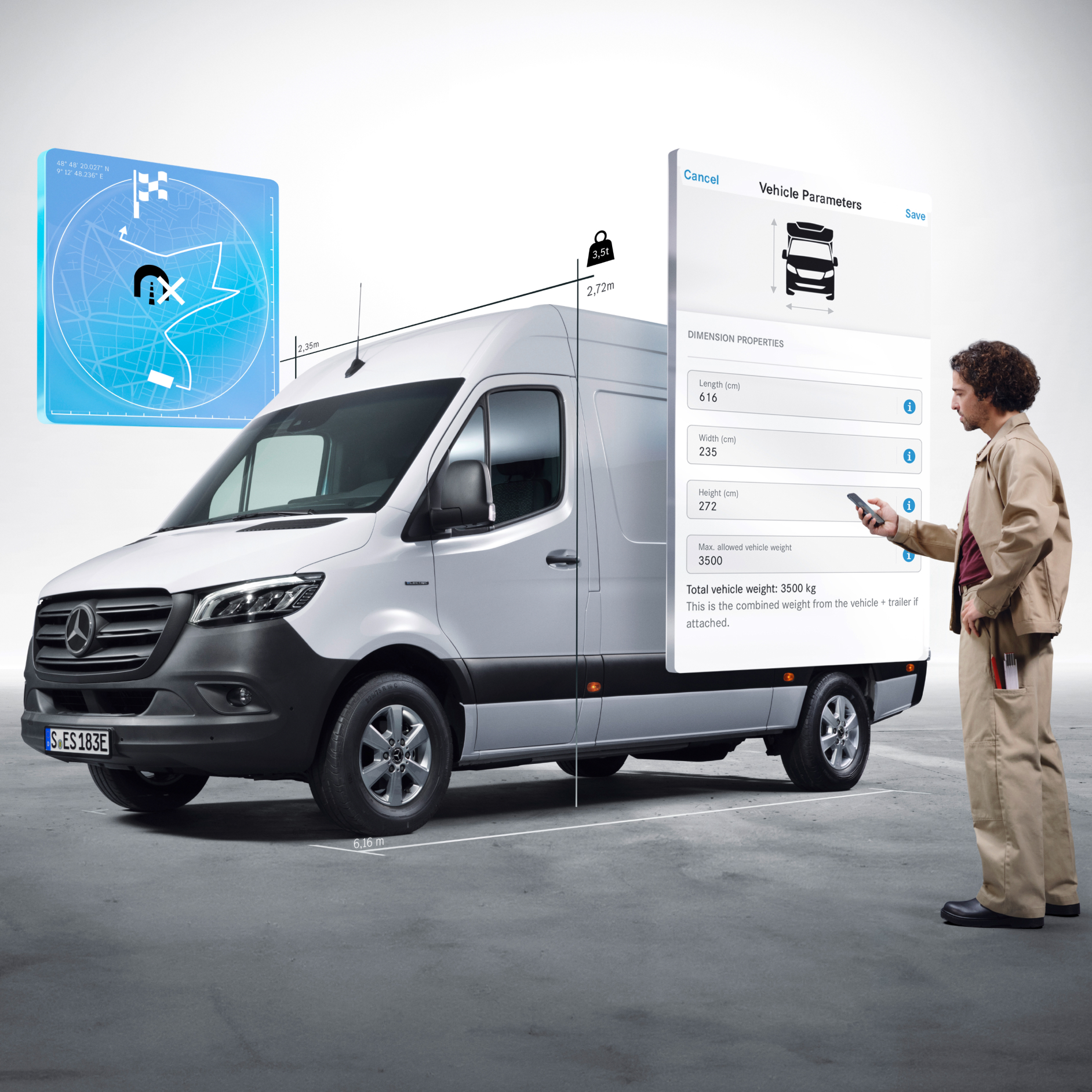 Digital Extras | Mercedes me I Digital Extras di Mercedes-Benz eSprinter Furgone.
