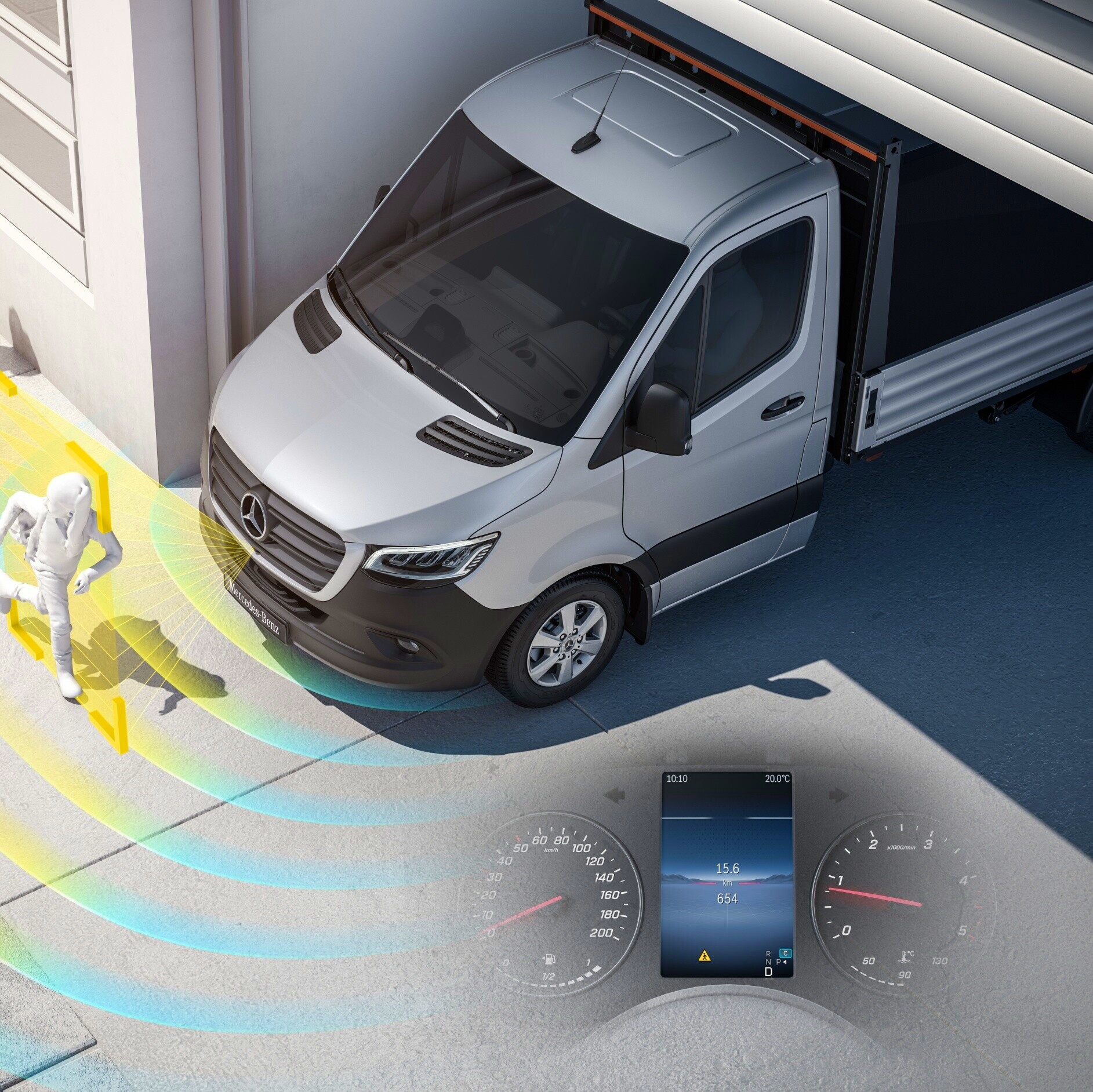 Sistema di assistenza d'informazione all'avviamento (MOIS) | Sprinter Cassonato | Mercedes-Benz Il sistema di assistenza d'informazione all'avviamento (MOIS) per il Mercedes-Benz Sprinter Cassonato.