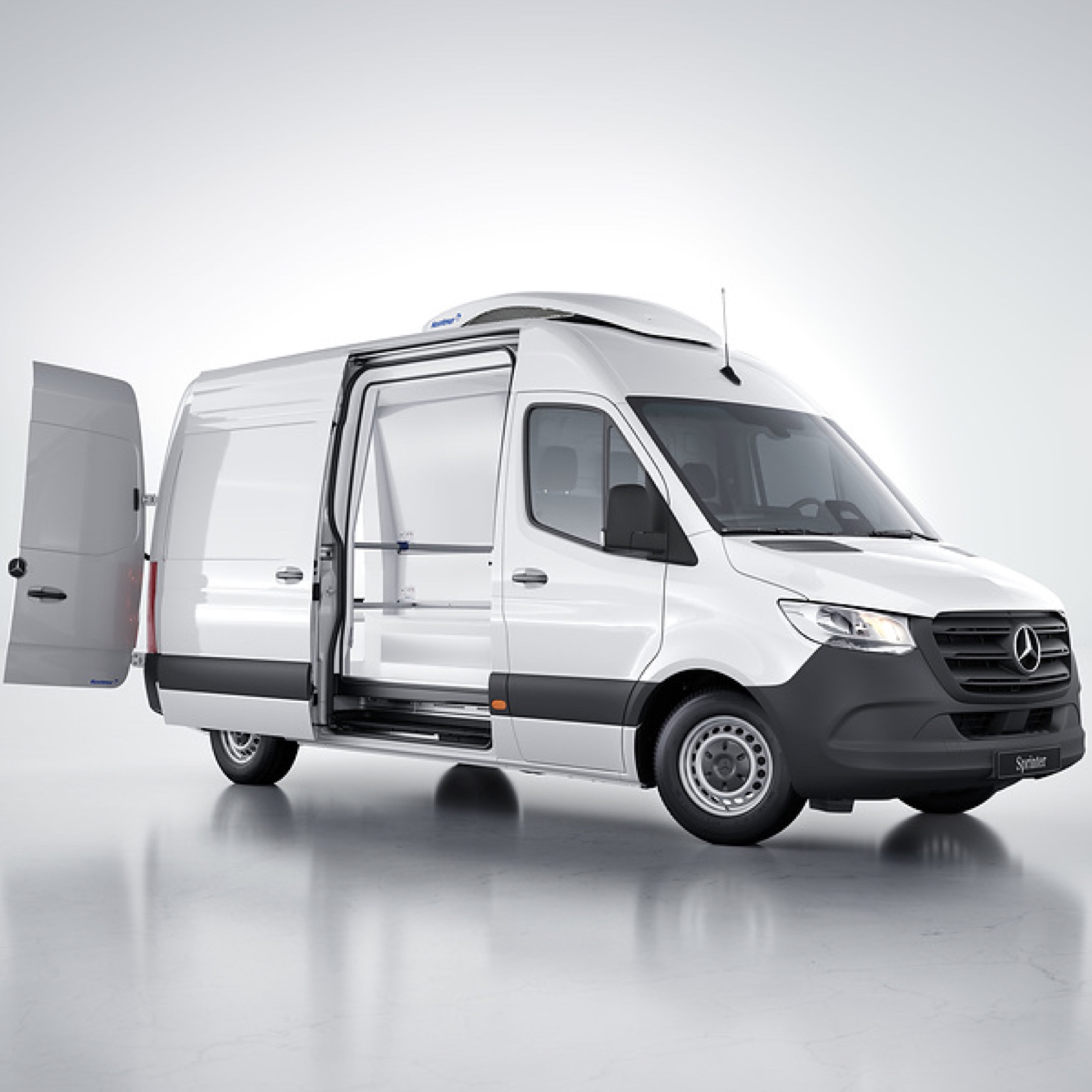 VanSolution | Sprinter Furgone | Mercedes-Benz Il Mercedes-Benz Sprinter Furgone con una soluzione industriale VanSolution.