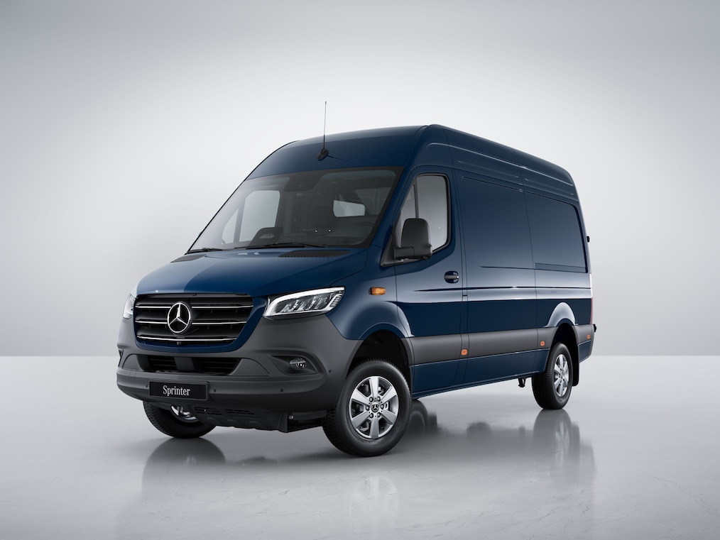 Il Mercedes-Benz Sprinter Furgone con trazione integrale 4x4 con Torque-on-Demand.