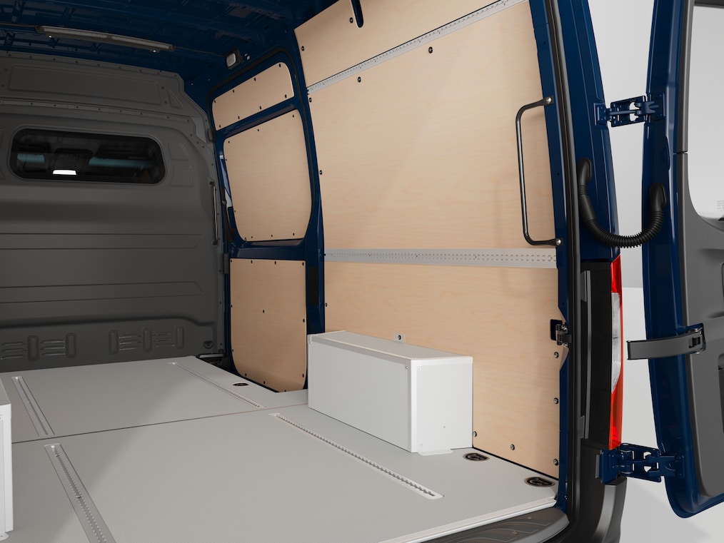 Il vano di carico del Mercedes-Benz Sprinter Furgone.