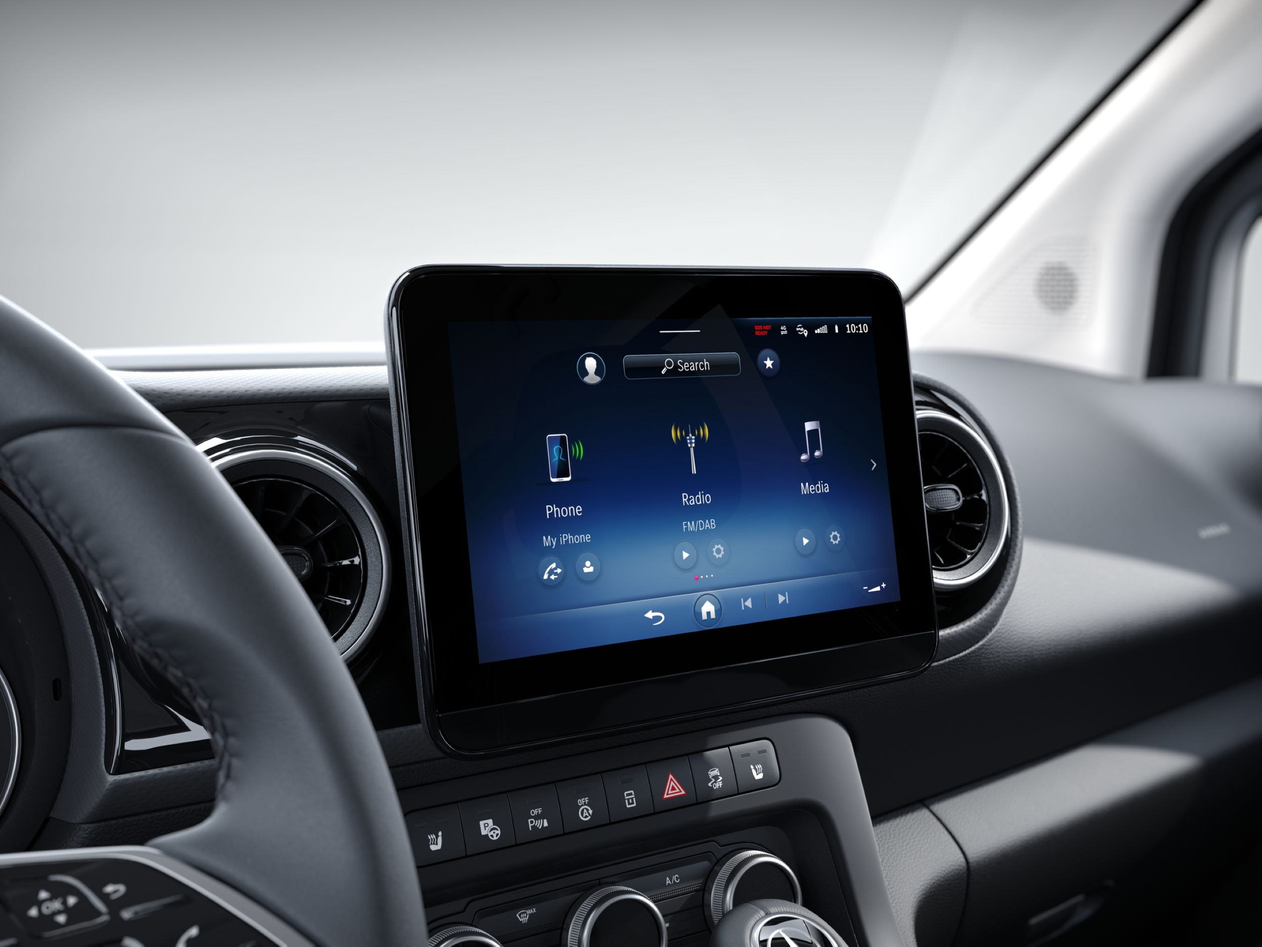 Trasporto di persone | Mercedes-Benz Il sistema multimediale MBUX per i veicoli commerciali Mercedes-Benz.