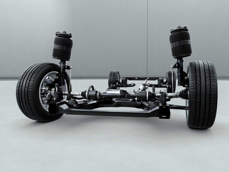 Rappresentazione dell'autotelaio di Mercedes-Benz Vito.