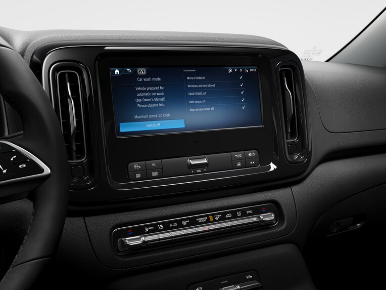 Il sistema multimediale MBUX Mercedes-Benz a bordo di Mercedes-Benz Vito.
