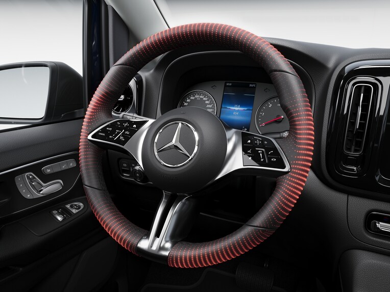 Immagine del volante riscaldato del Mercedes-Benz Vito.