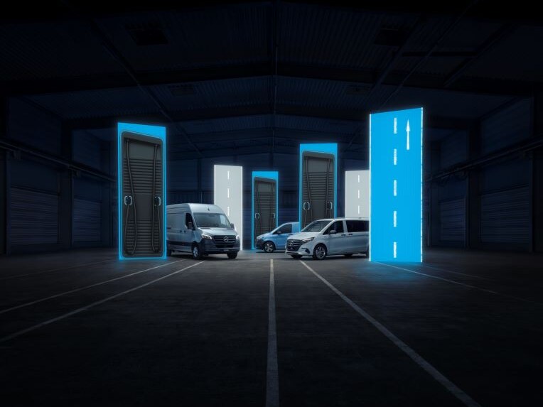 I veicoli commerciali elettrici di Mercedes-Benz