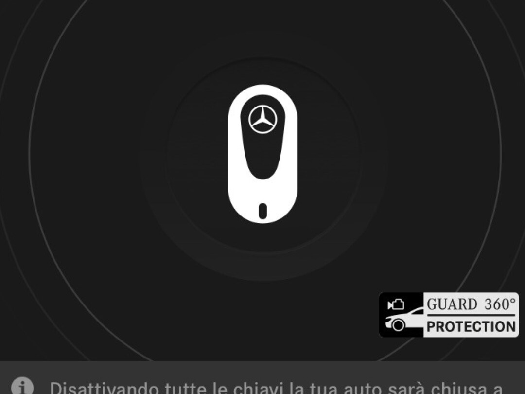 Sullo smartphone viene visualizzato il menu del Digital Extras Disattivazione della chiave.