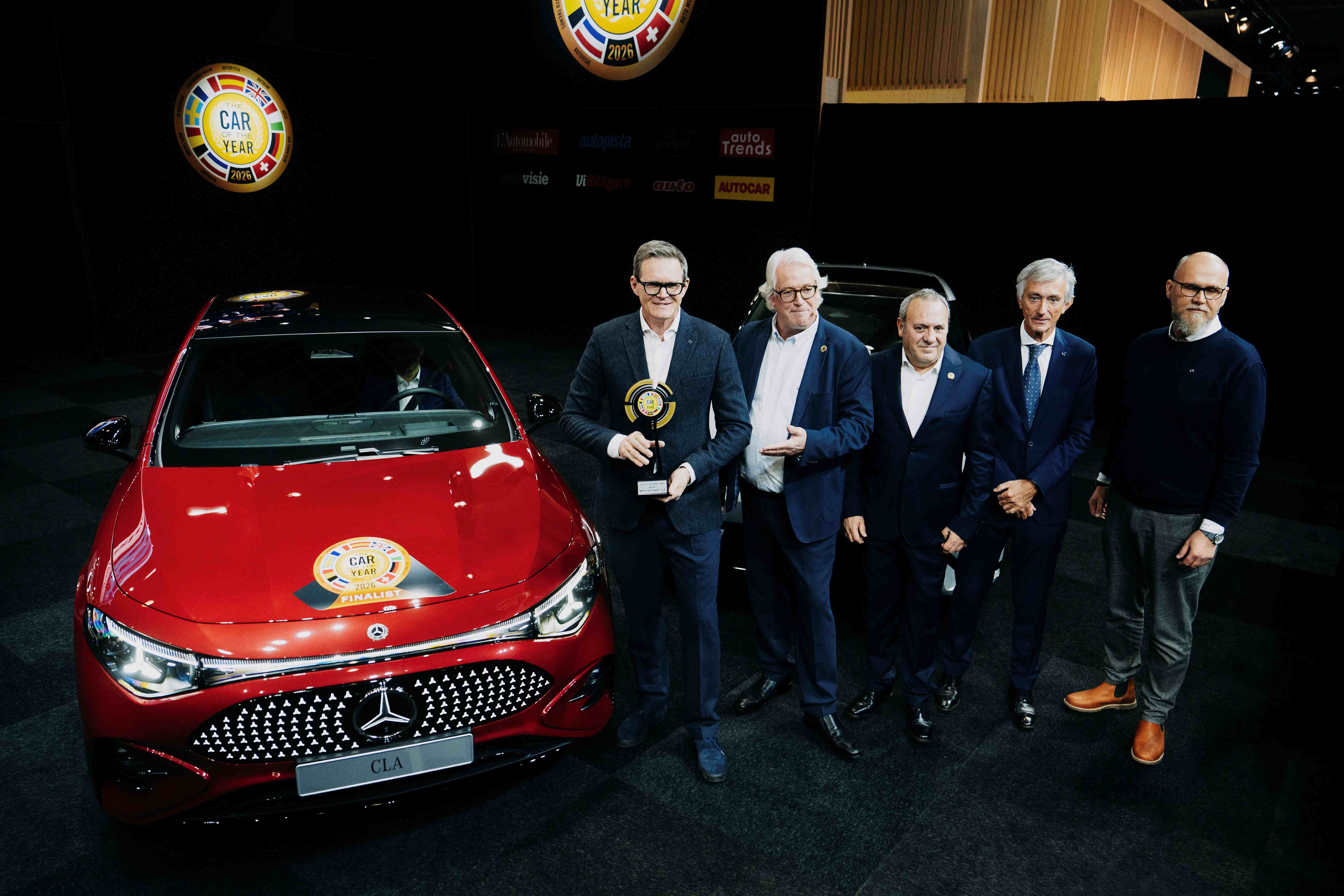 Premiazione Car of the Year 2026 Premiazione Car of the Year 2026 nuova CLA elettrica