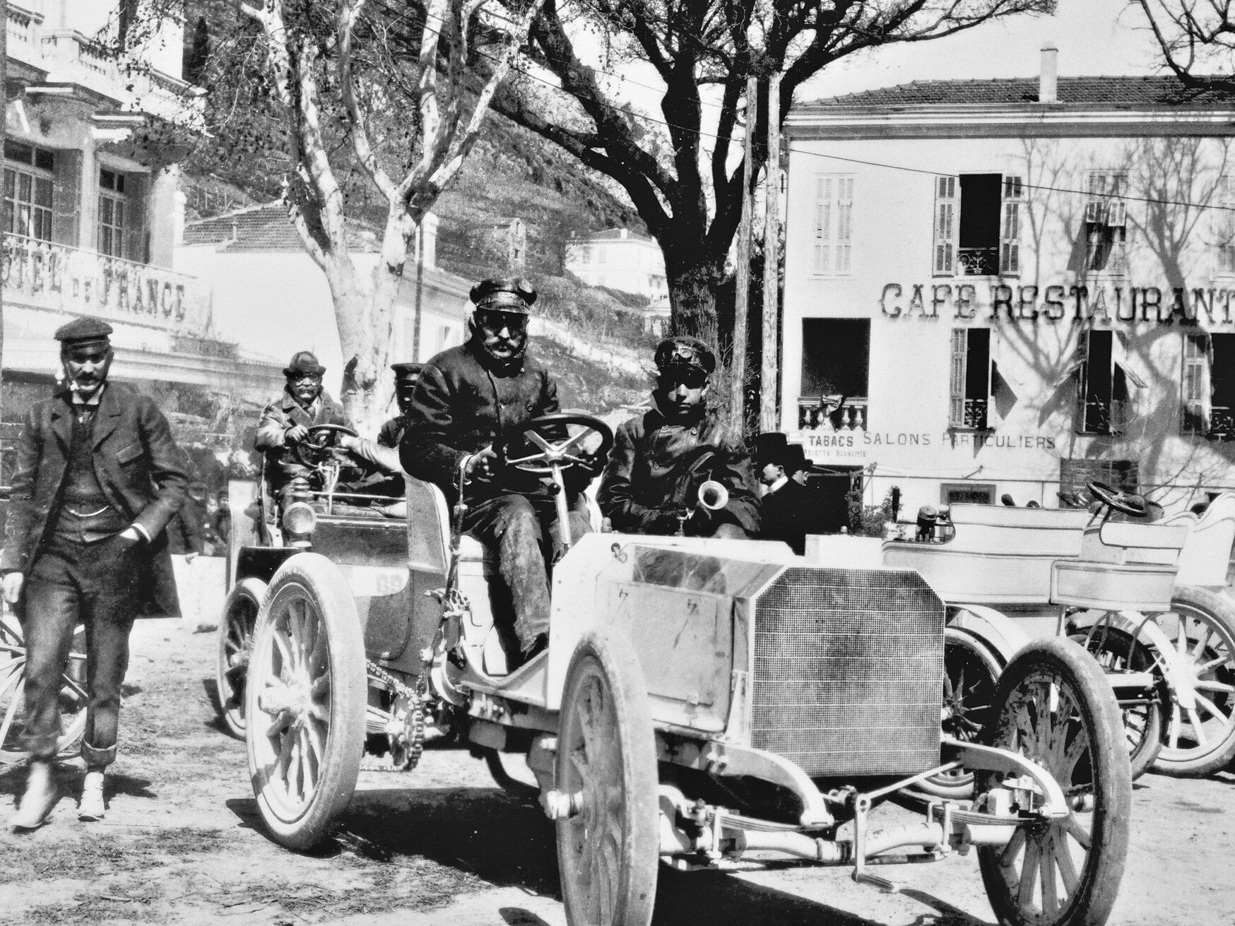 La Mercedes 35PS in una gara