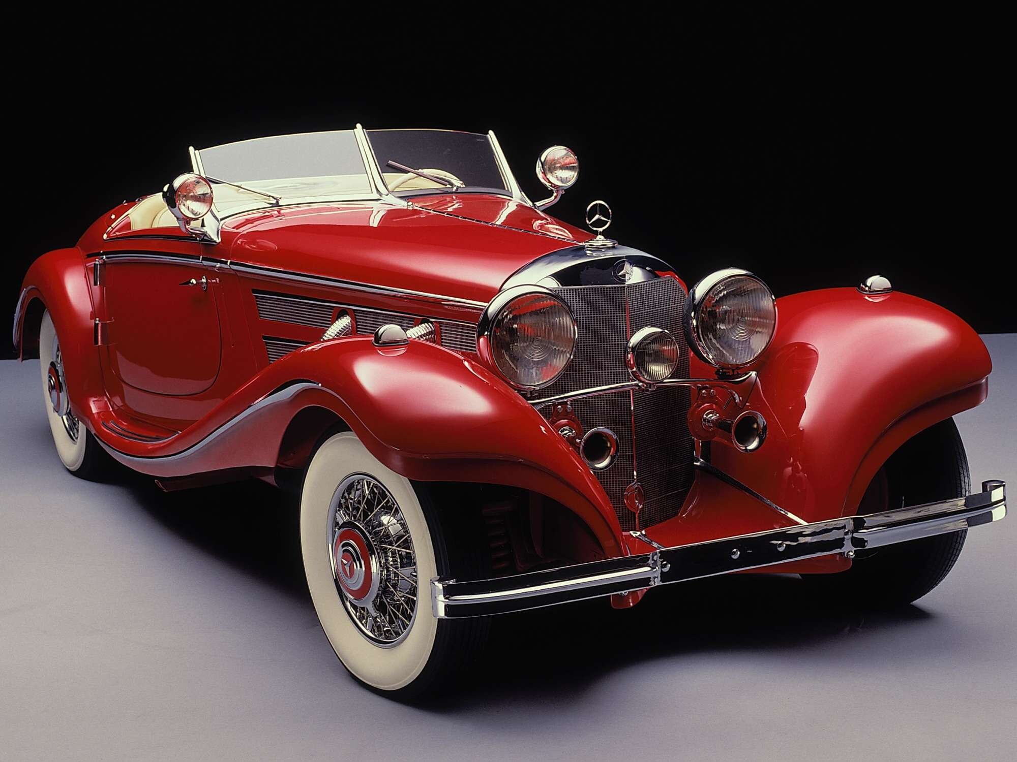 La Mercedes-Benz 500K nella versione Roadster