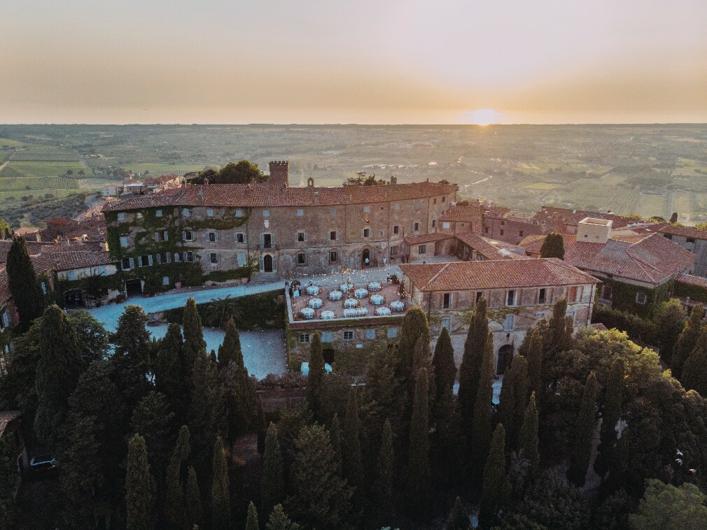 Visione del Castello di Castegneto Carducci