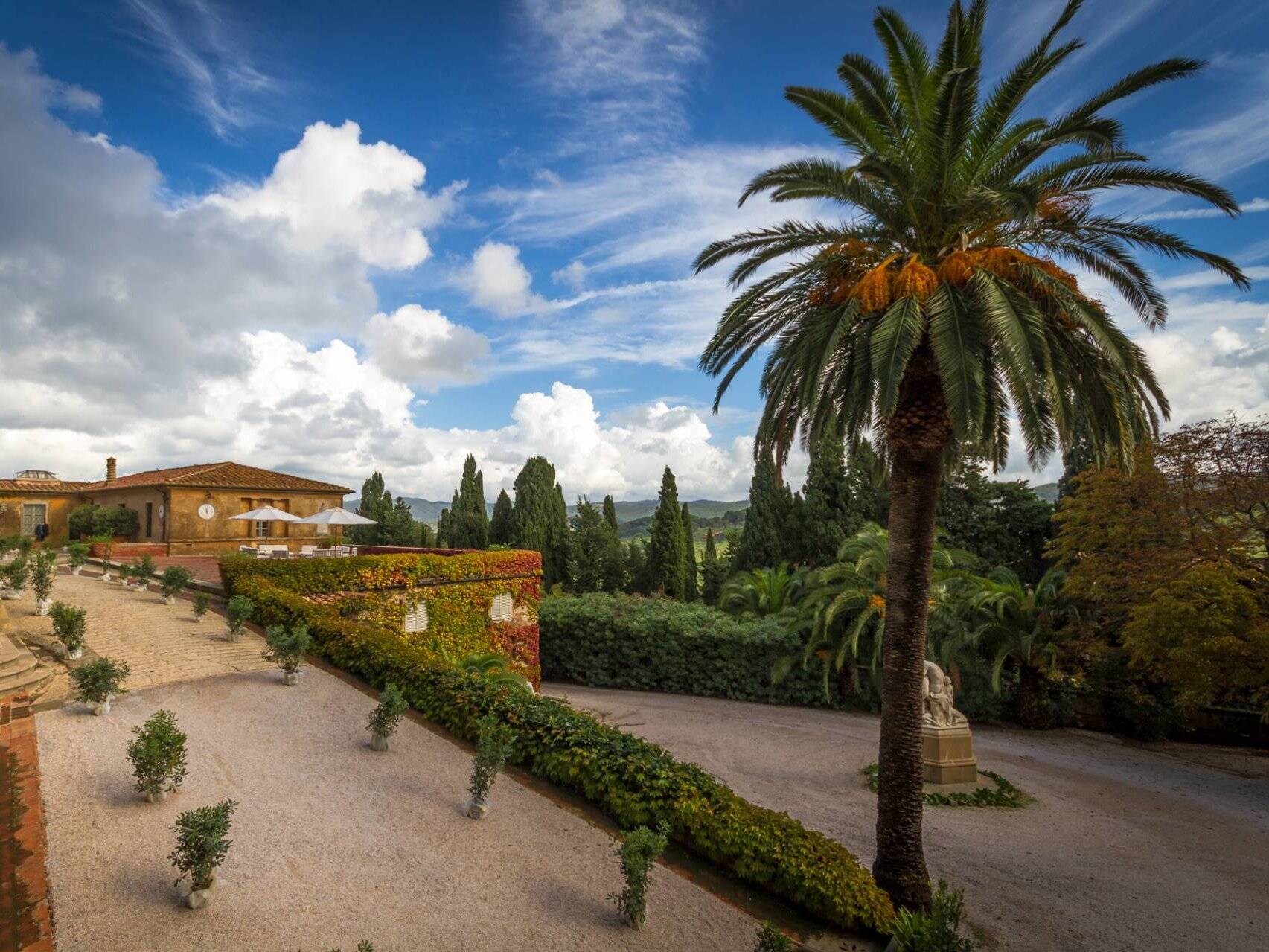 Una vista dell'interno di Castagneto Carducci 