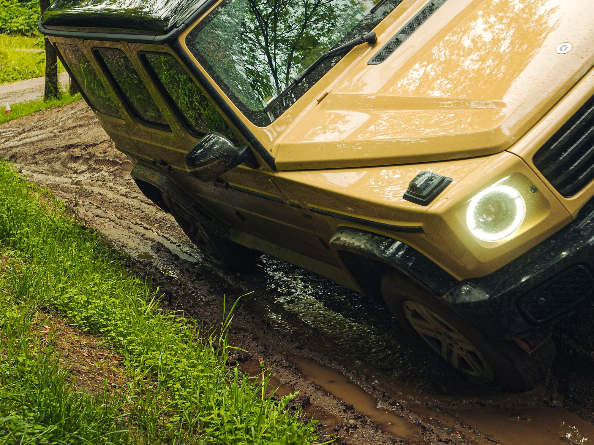 GOT Montelibretti | Mercedes-Benz Classe G che affronta l'offroad